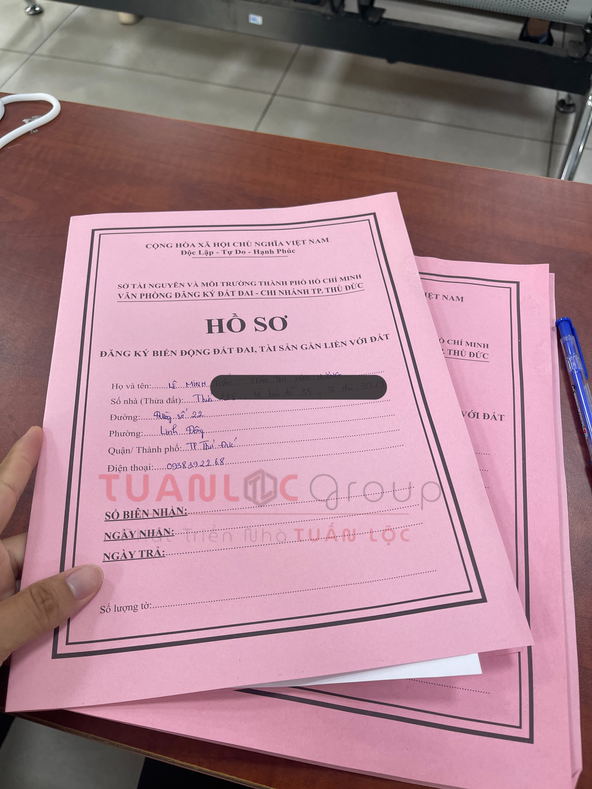 Hỗ trợ khách hàng giấy tờ hoàn công