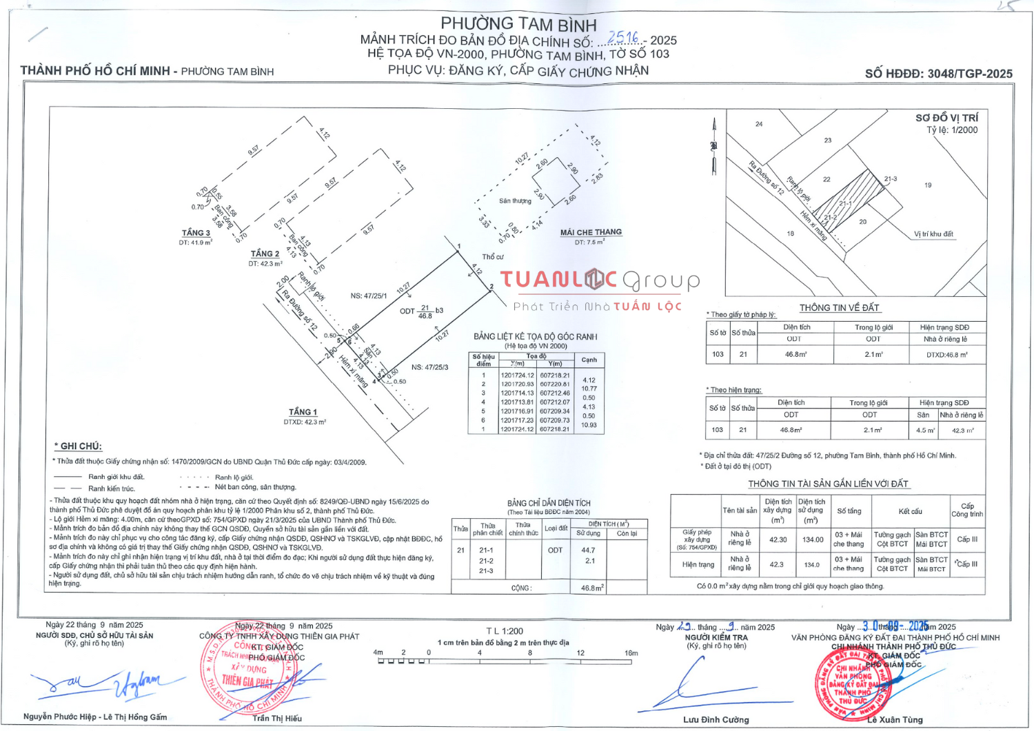 Dịch vụ hoàn công nhà TP Thủ Đức trọn gói, chuyên nghiệp 2025 5 Bản vẽ hiện trạng