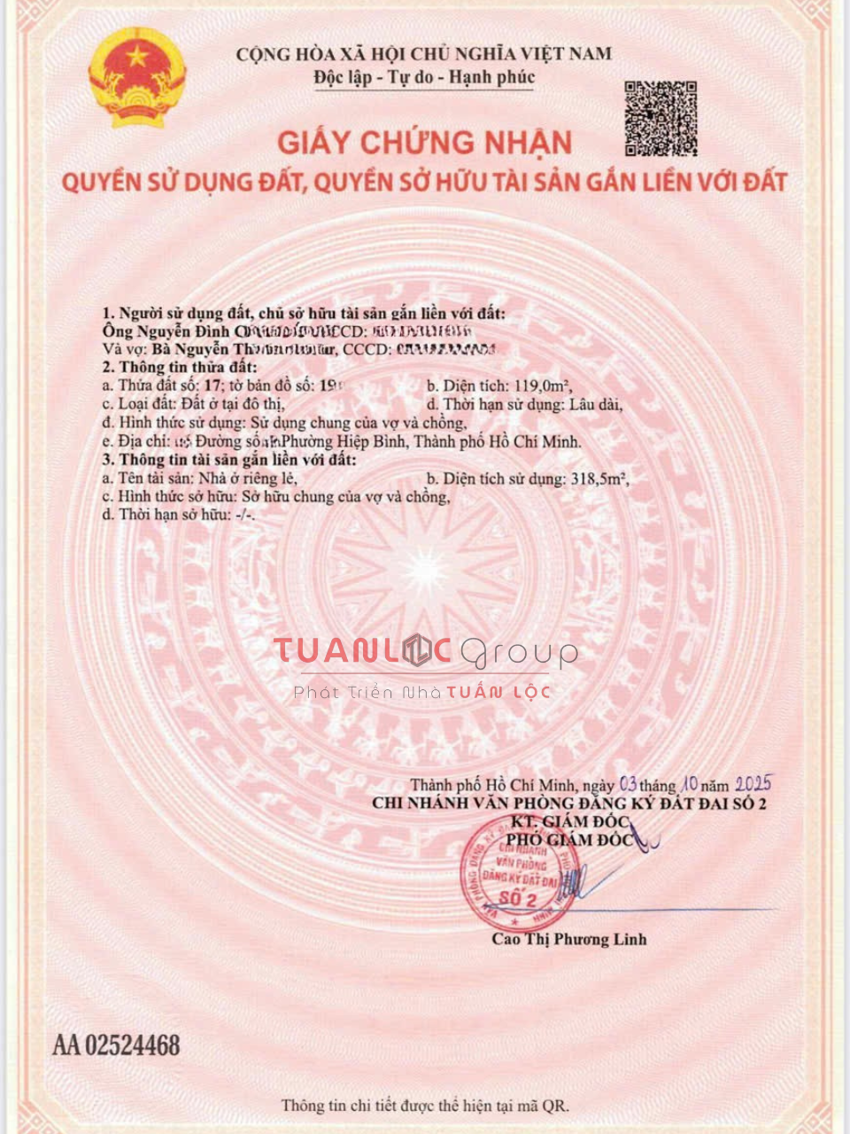 Dịch vụ hoàn công nhà TP Thủ Đức trọn gói, chuyên nghiệp 2025 9 Sổ hồng đã hoàn công cho khách hàng