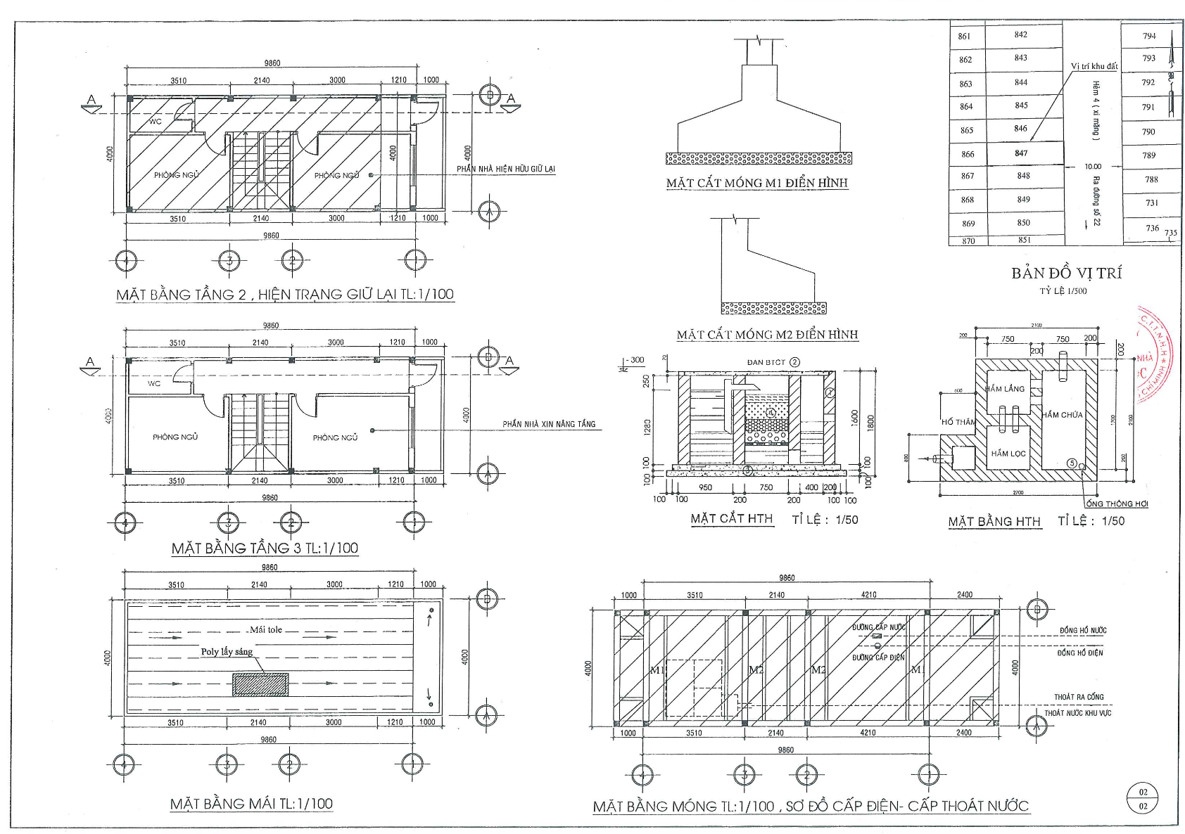 Bản vẽ xin phép xây dựng 