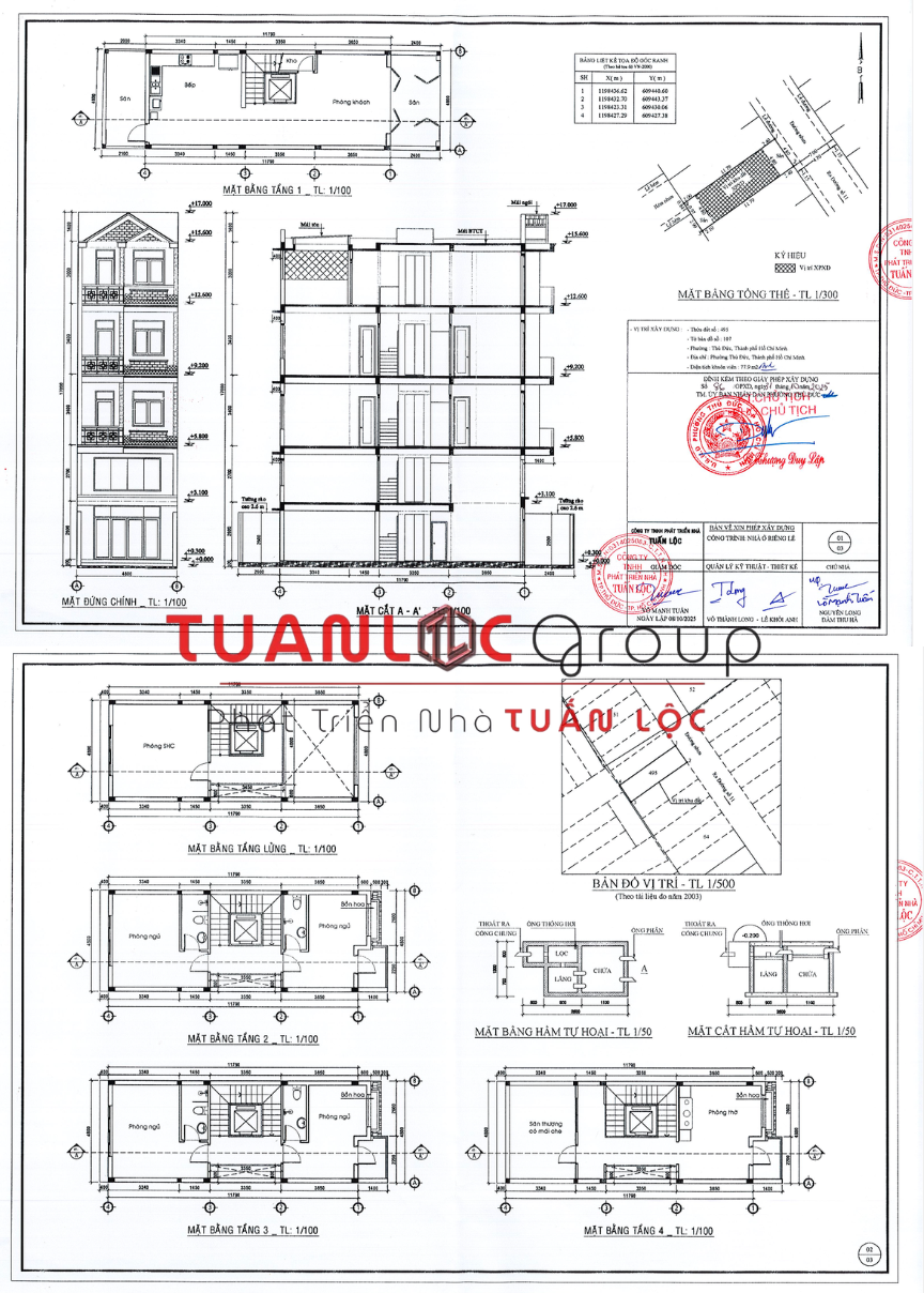 Đo vẽ, Đo Đạc nhà đất TP.HCM, Nhanh Chóng, Chính Xác, Tiết Kiệm 7 Bản vẽ xin phép xây dựng