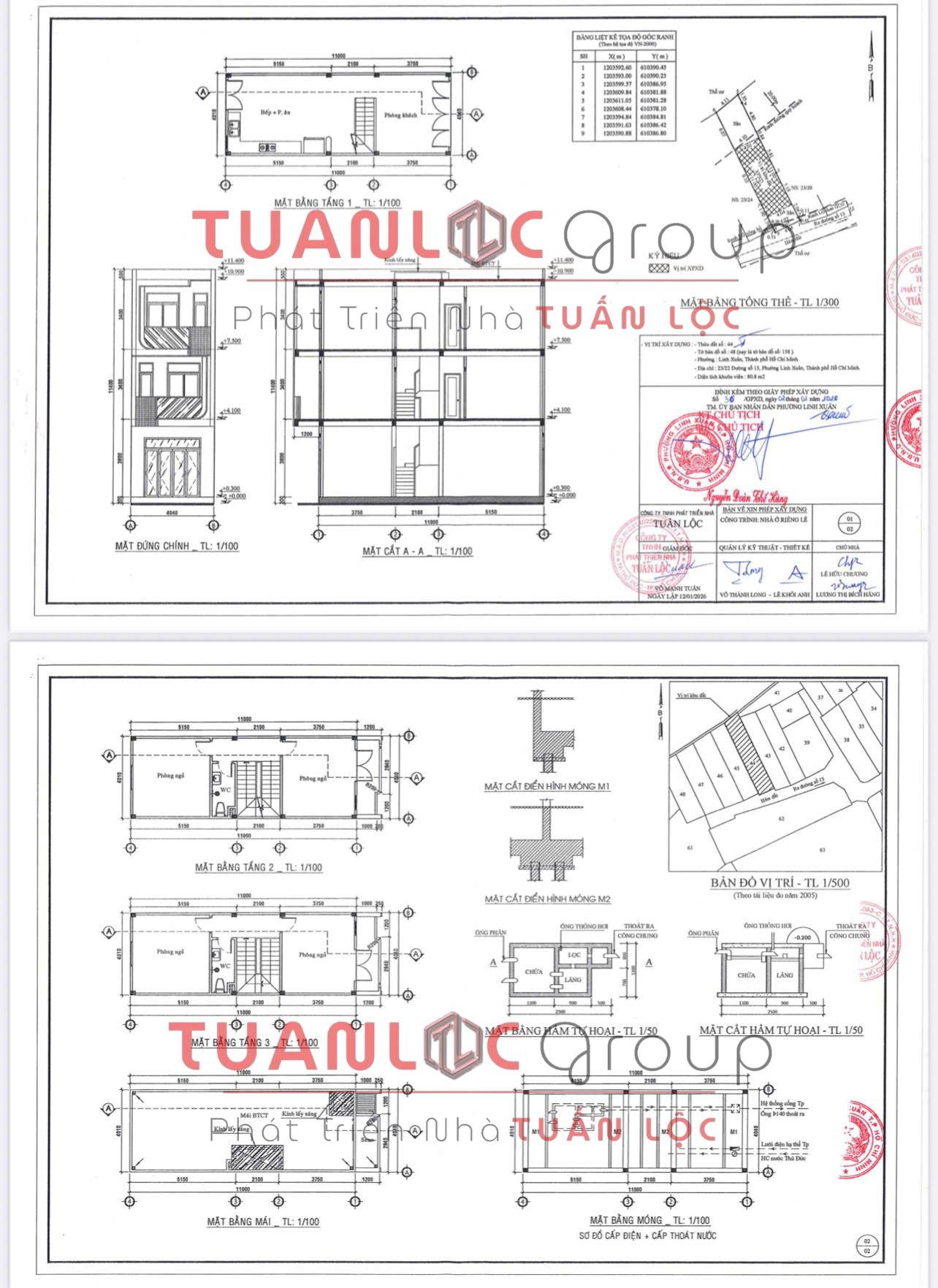 DỊCH VỤ ĐO VẼ HOÀN CÔNG NHÀ PHƯỜNG THỦ ĐỨC 2026 7 Bản vẽ xin phép xây dựng