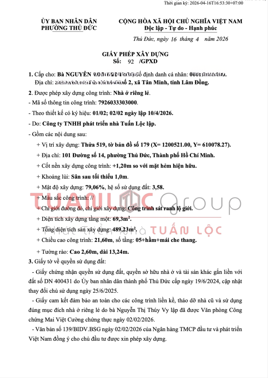 Giấy phép xây dựng 